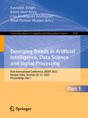 cover image of Emerging Trends in Artificial Intelligence, Data Science and Signal Processing
